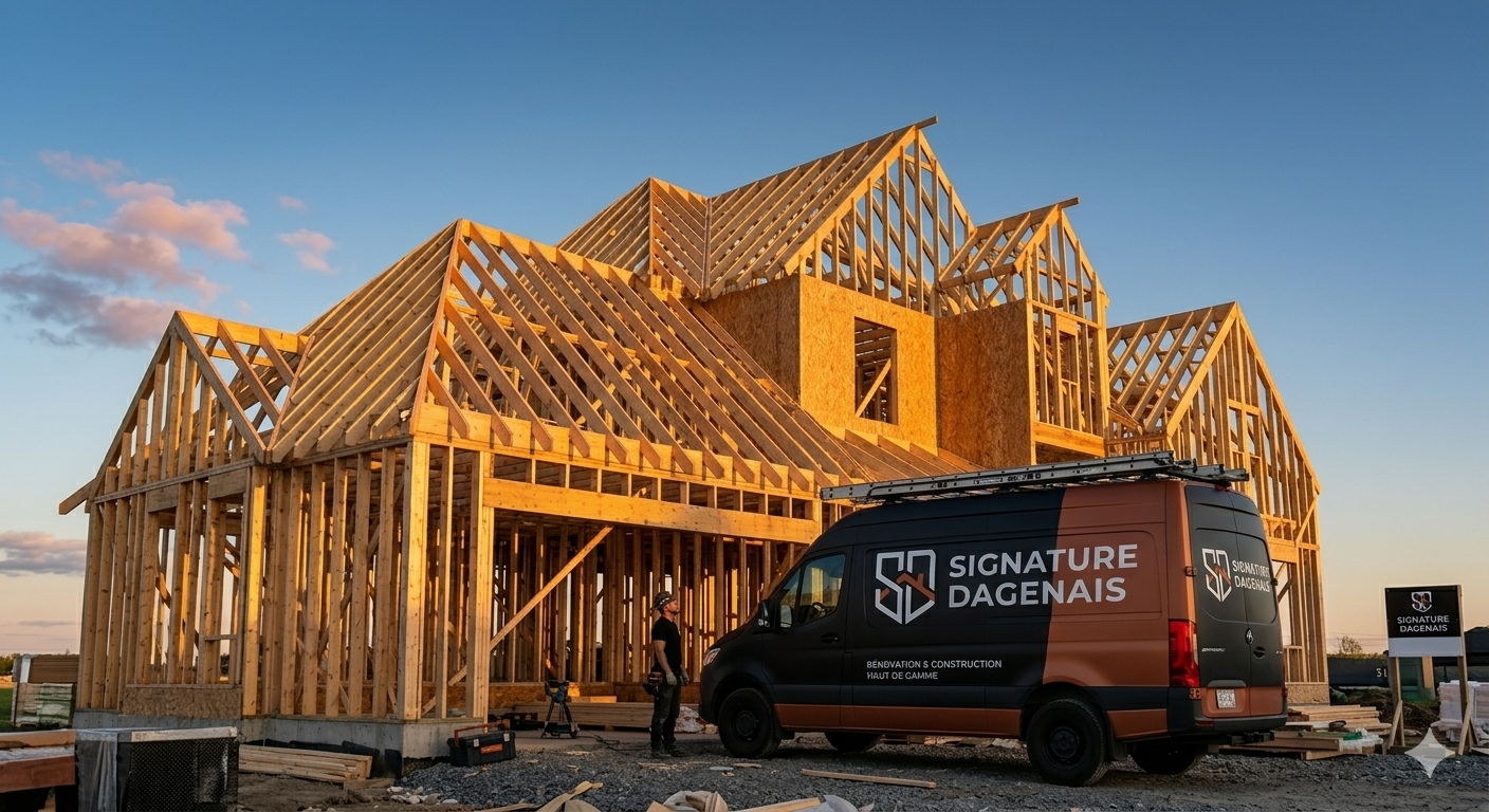 Construction maison neuve — Signature Dagenais